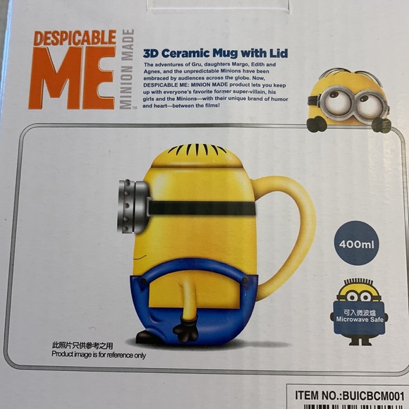 BNIB Minion mug with lid - Picture 4 of 5